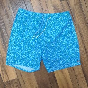 Johnnie-O Half Elastic 7" Swim Shorts Men's